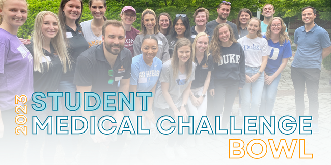 PA students gathering for a Student Medical Challenge Bowl. 