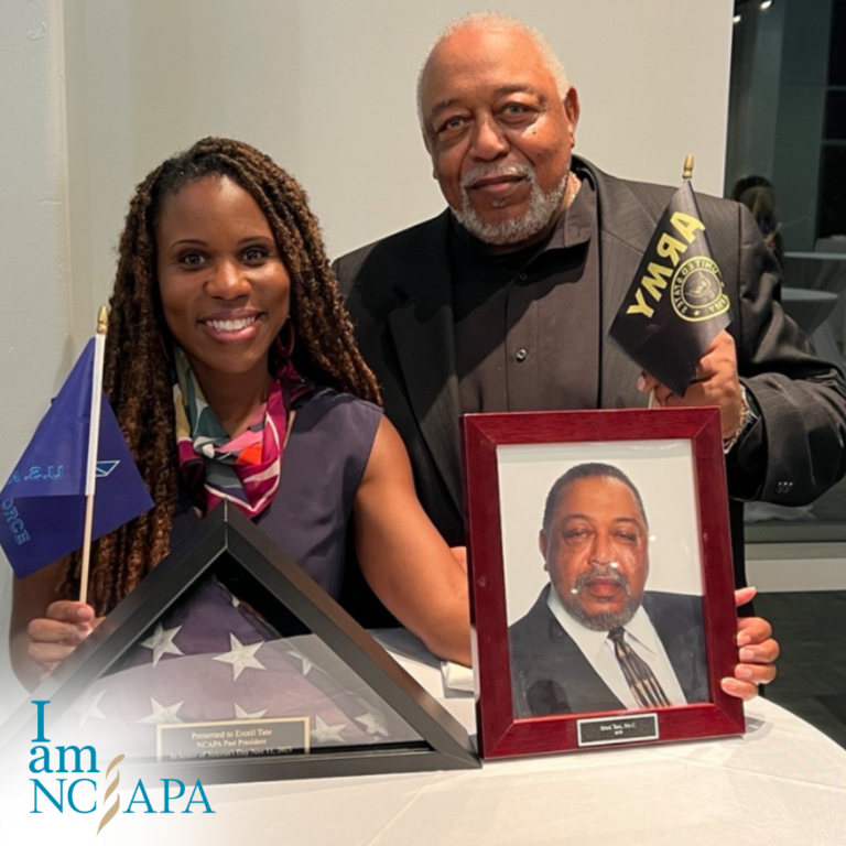 Veterans Day Spotlight and an NCAPA Past President, Ercell Tate
